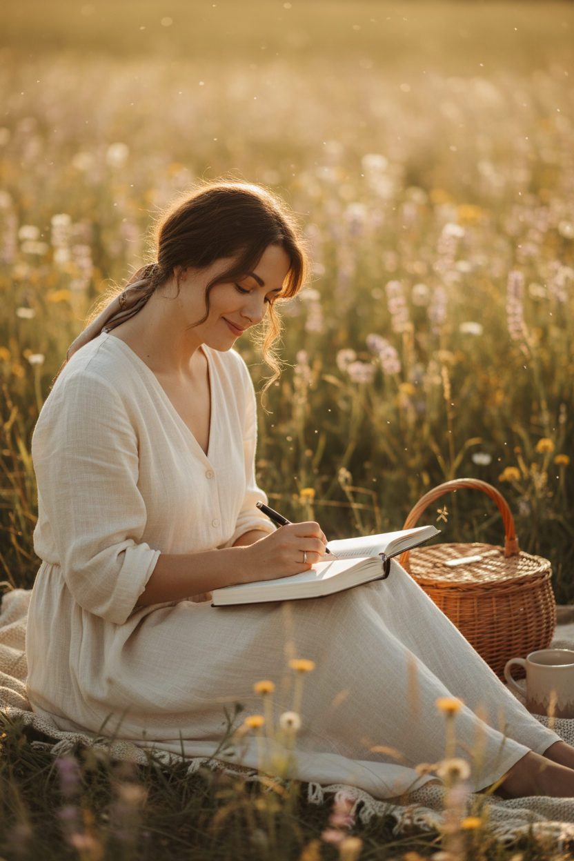Christian Journal - Meadow Scene