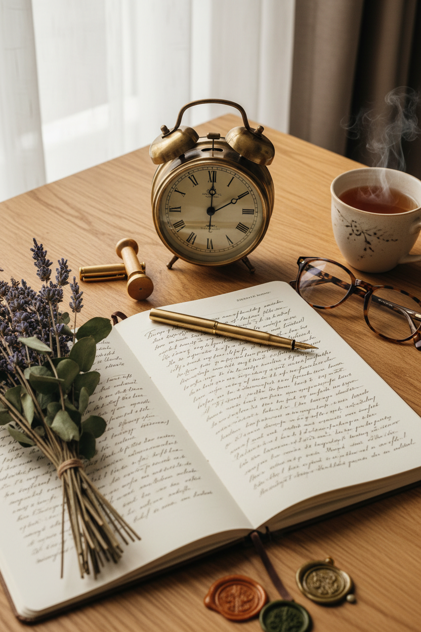 Clock - Flatlay