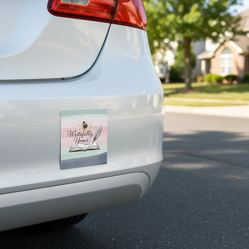 Magnet on rear bumper