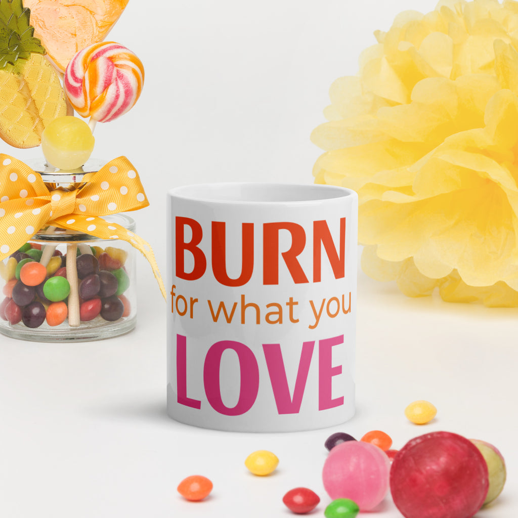 Motivational Ceramic Coffee Mug – "Ignited Passion" | 11 oz