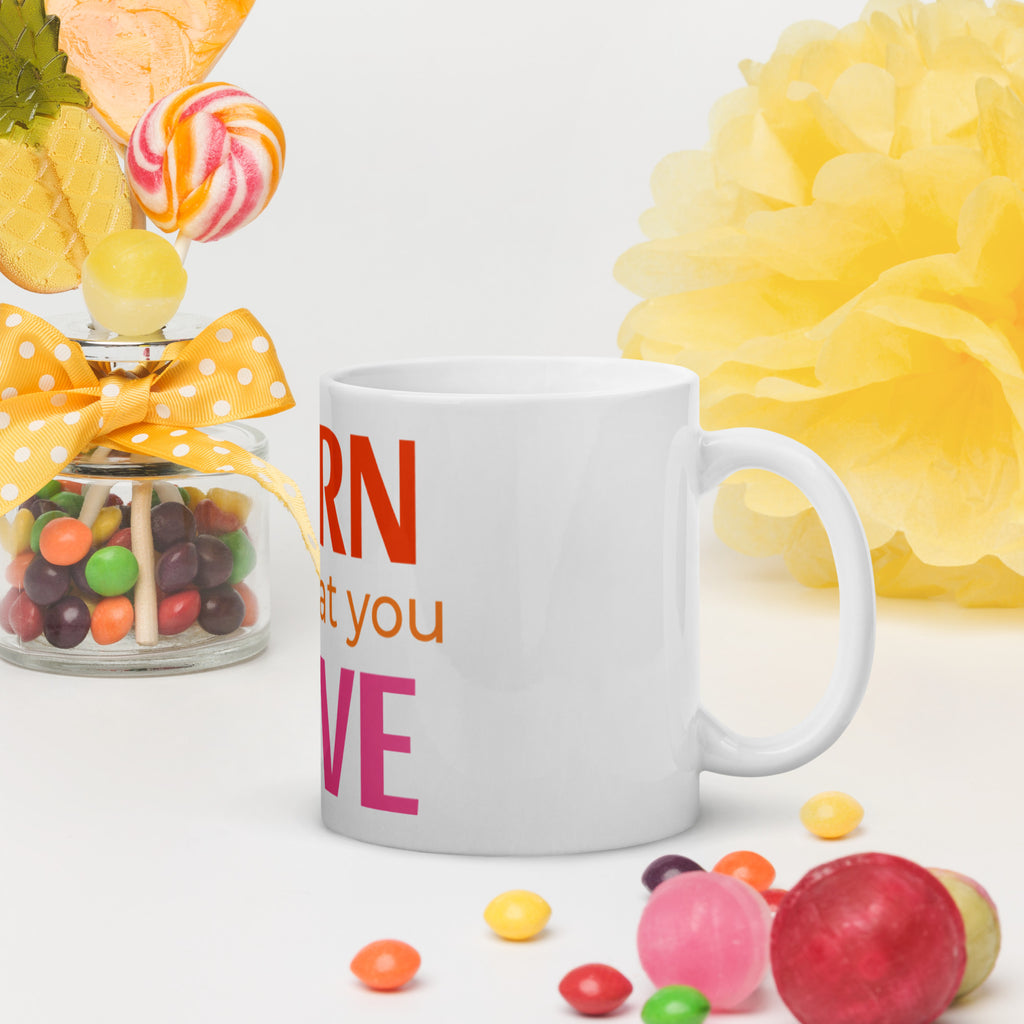 Motivational Ceramic Coffee Mug – "Ignited Passion" | 11 oz