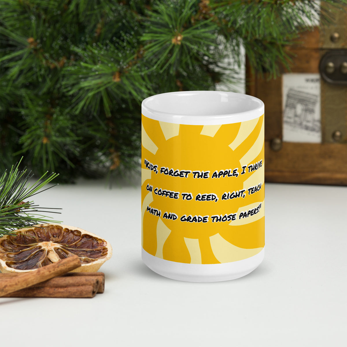 Funny Coffee Lover Ceramic Mug – "No Eve, It's Coffee This Semester" | 11, 15 & 20 oz